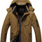 Men'S Waterproof Ski Jacket Warm Winter Snow Coat Hooded Raincoat